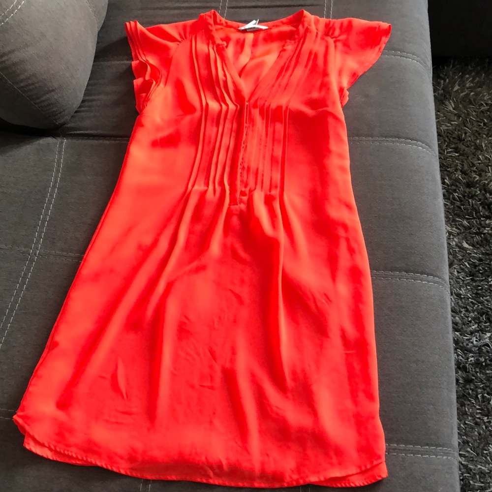 Coral H&M dress